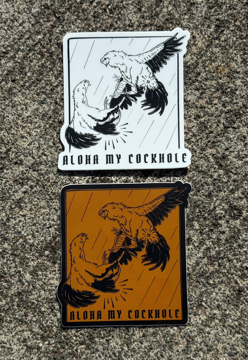 ALOHA MY C*CKHOLE STICKER